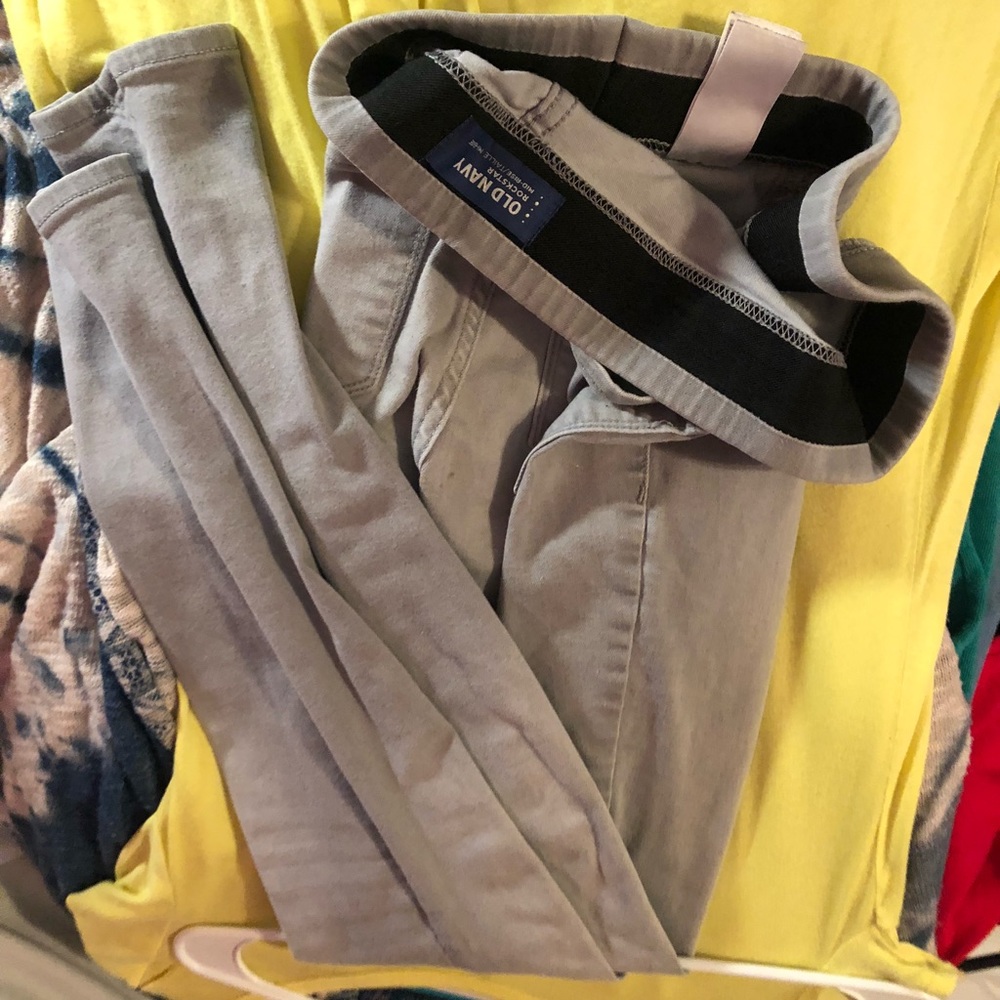 old navy jeggings with stretchy waste